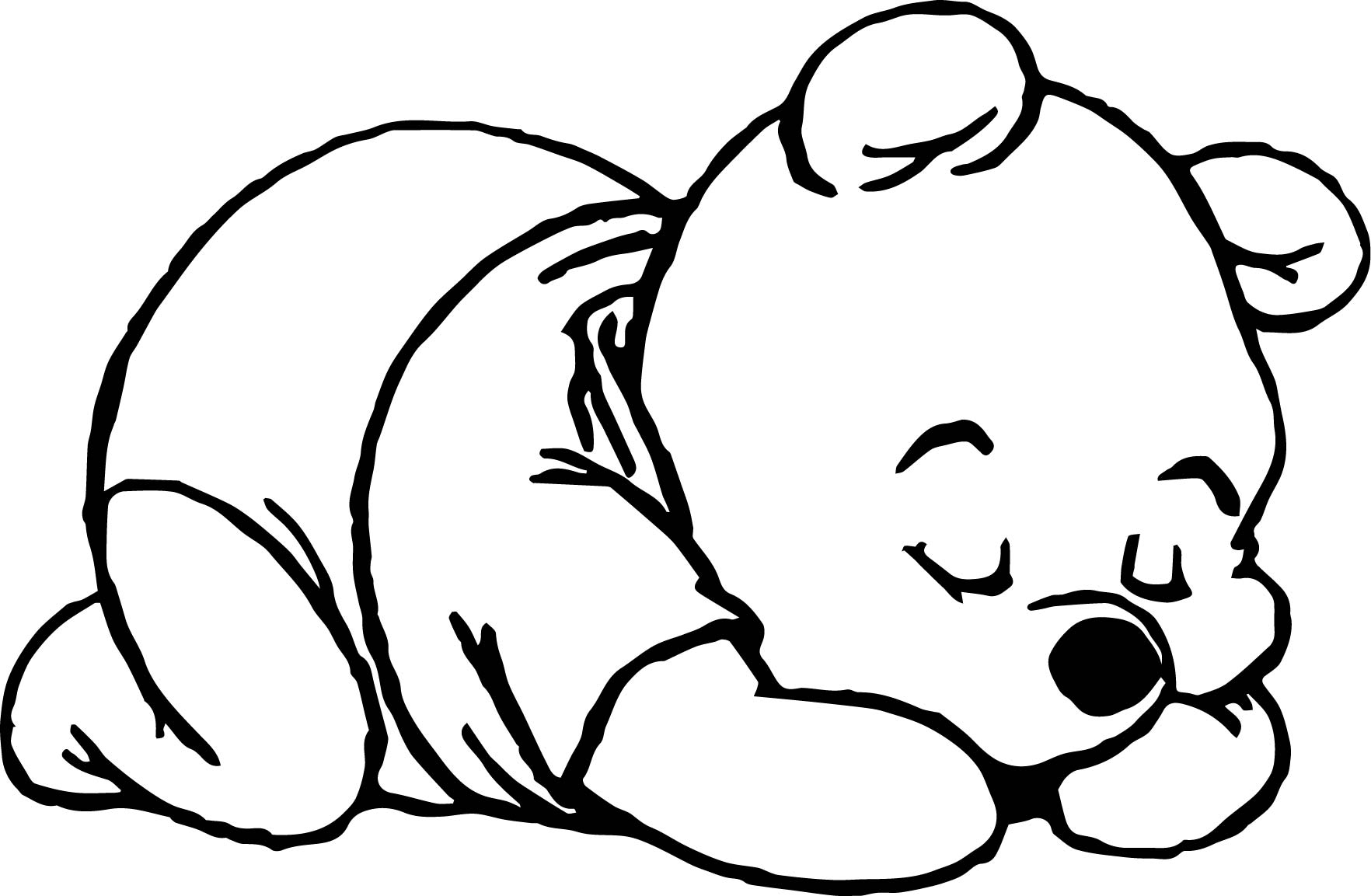 1764x1153 Baby Face With Pacifier Template Coloring Page