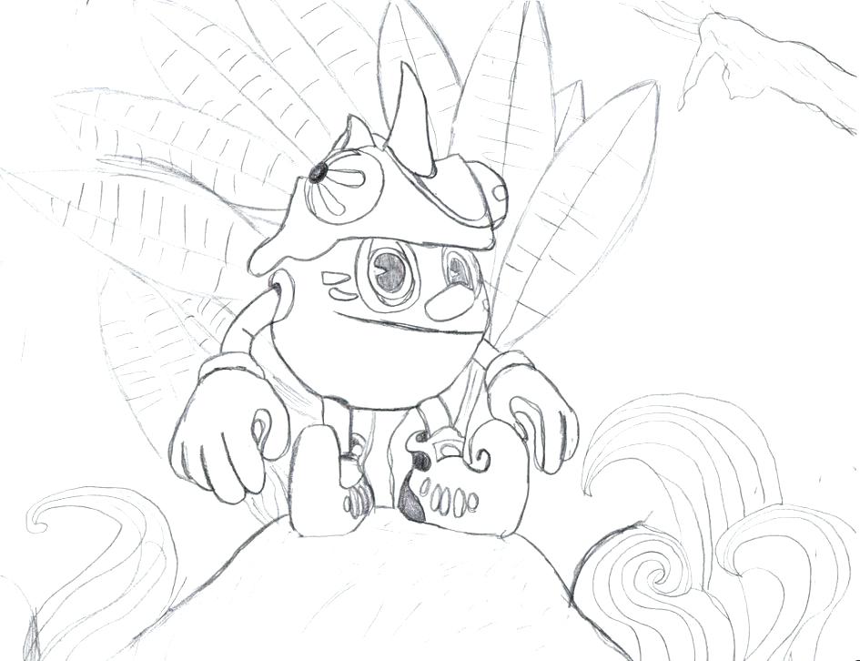 945x726 Pac Man Coloring Pages