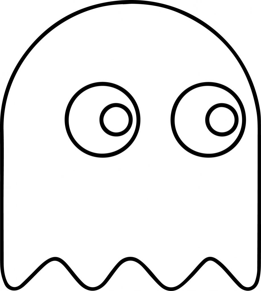 918x1024 Pac Man Coloring Pages