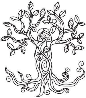 300x340 Kleurplaten Coloring Pages Pagan Ouderschap Pagan