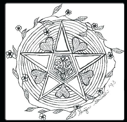432x413 Wiccan Coloring Pages Coloring Page N Coloring Page Printable