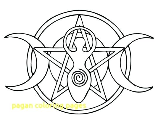 540x418 Wiccan Coloring Pages Pagan Coloring Pages With Sheets Little