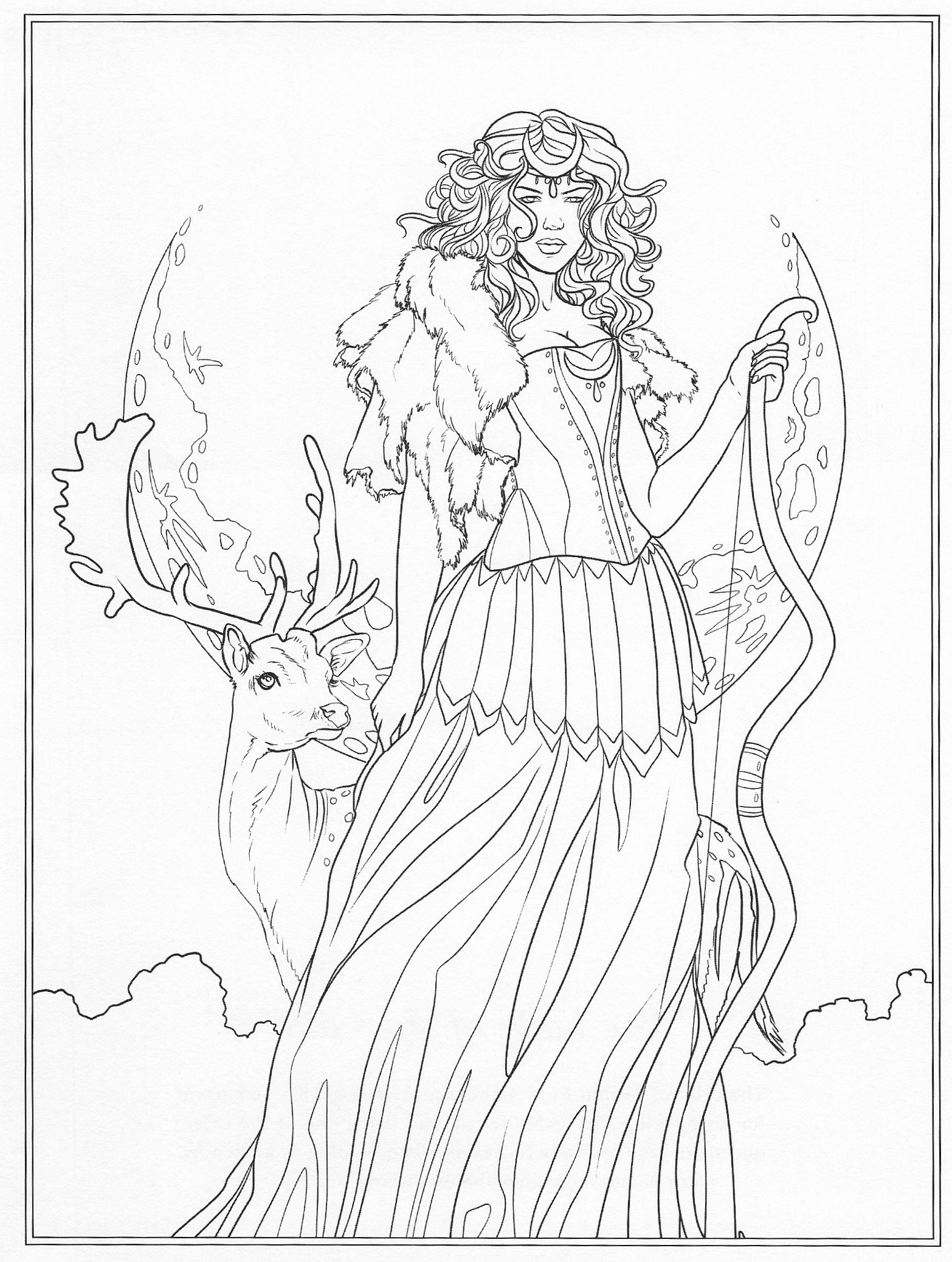 1566x2075 Pagan Coloring Pages Qqa Me