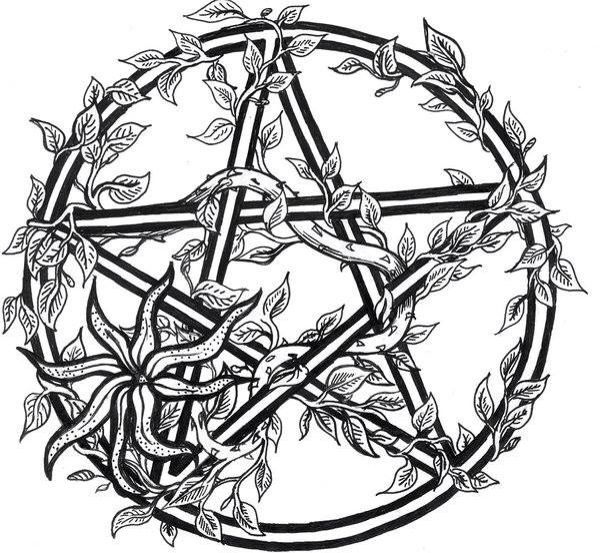 600x553 Wiccanpagan Coloring Pages