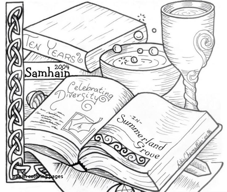 736x621 Best Coloring Pages Images On For Pagan Coloring