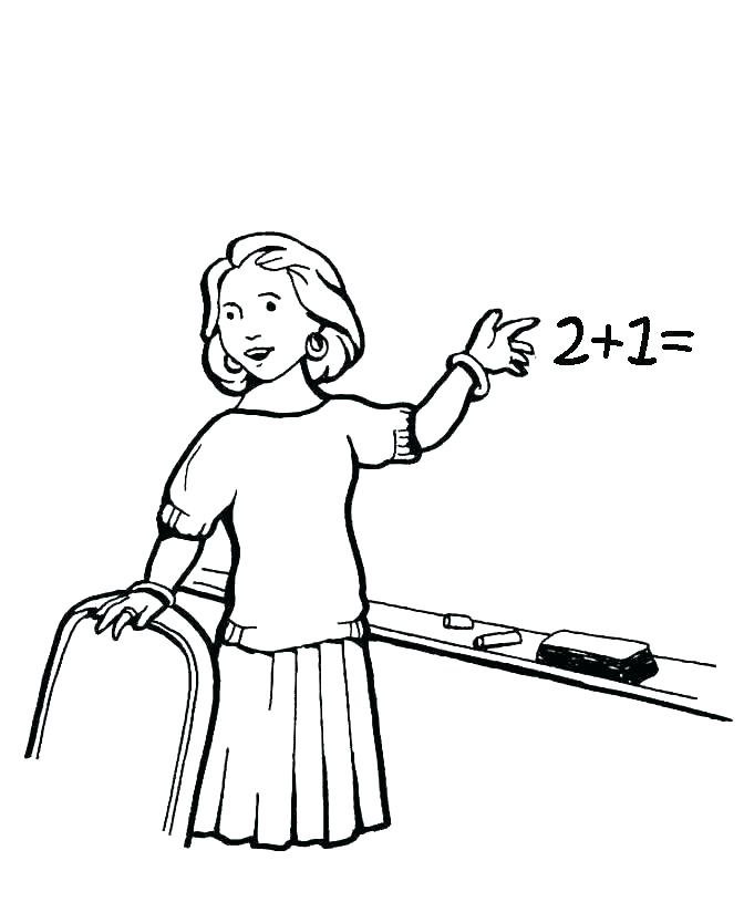 672x834 Coloring Pages Of Teachers Teacher Coloring Pages Teachers