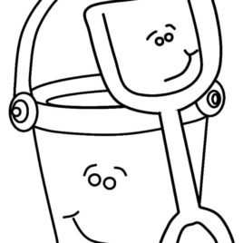 268x268 Beach Shovel Coloring Page Kids Drawing And Coloring Pages