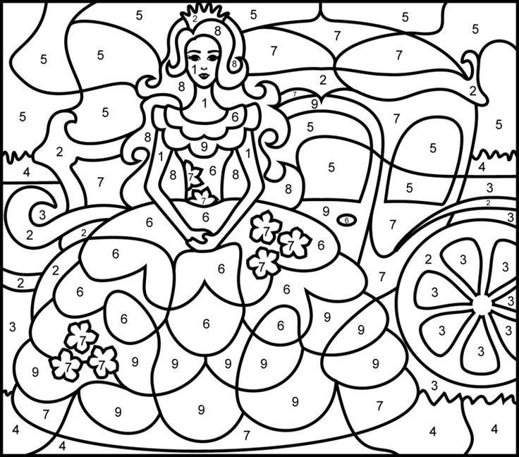 Paint By Number Coloring Pages at GetDrawings | Free download