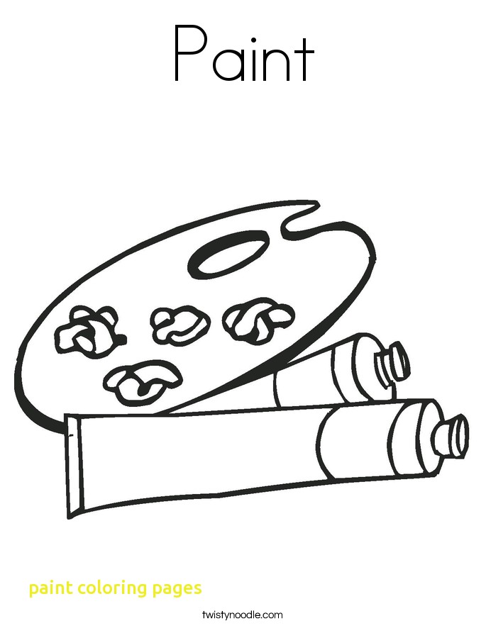 685x886 Paint Coloring Pages