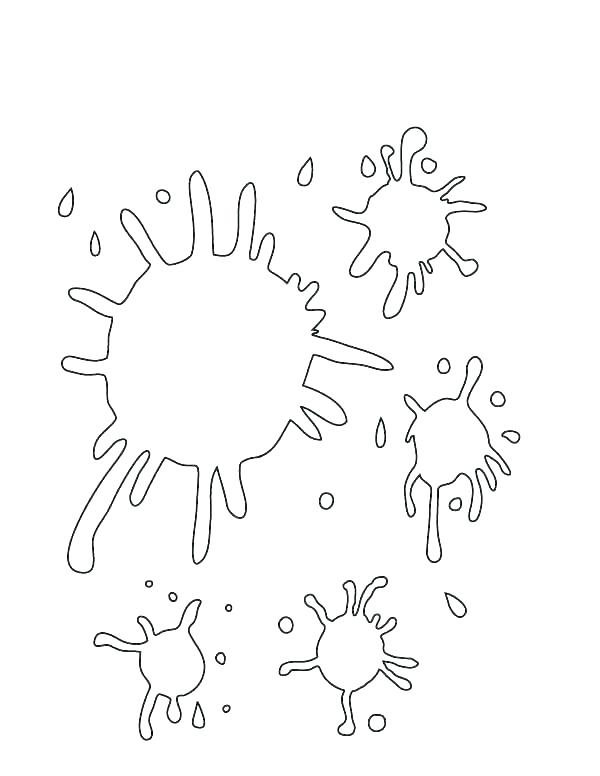 600x776 Paint Coloring Pages