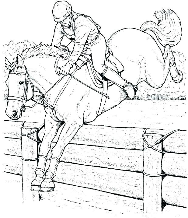 618x716 Horse Coloring Pages With Galloping Horses Nice Horse Coloring
