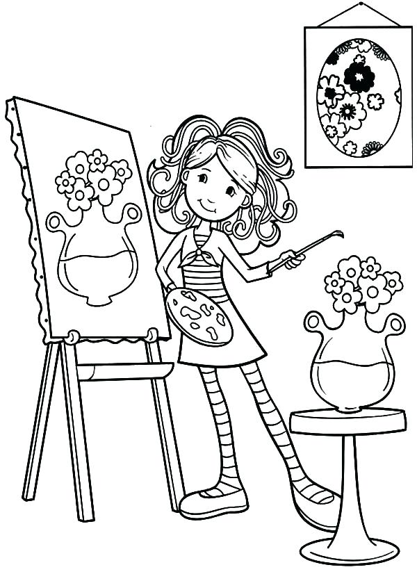 600x836 Printable Horse Coloring Pages With Paint Coloring Pages Groovy