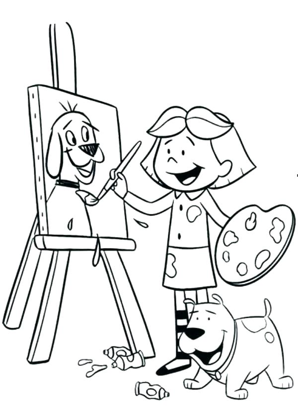 600x842 Paint Coloring Pages