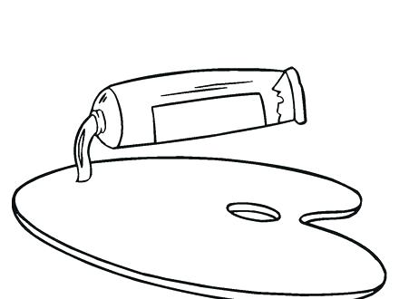 440x330 Free Paint Brush Coloring Pages Printable Coloring Painting