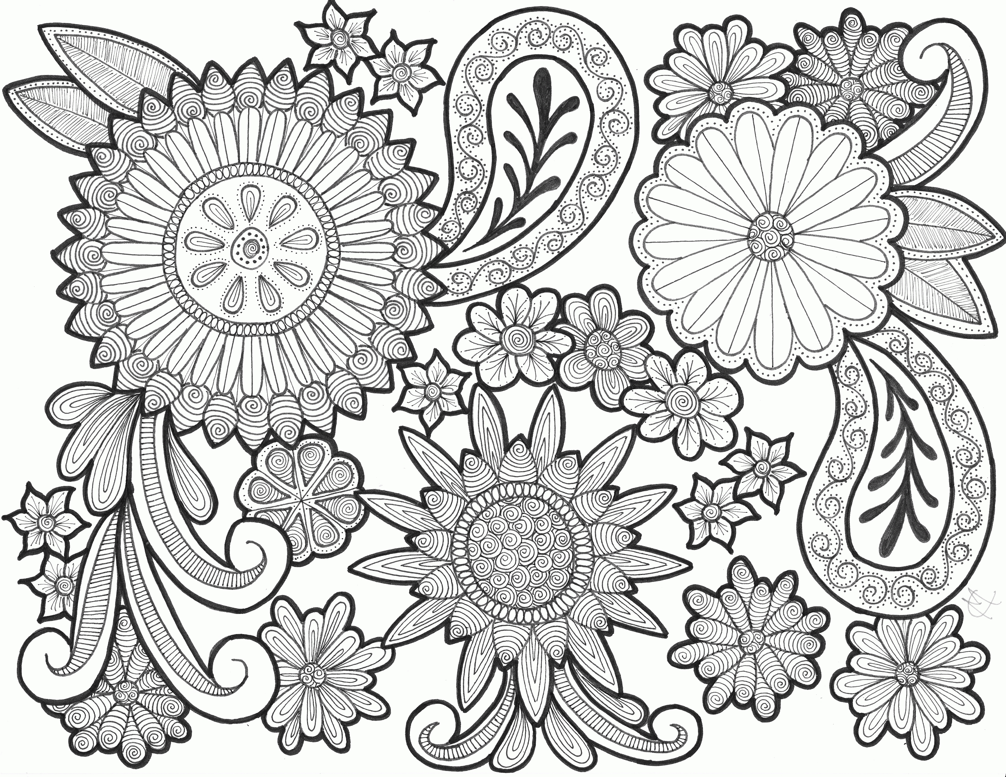 3299x2549 Unique Free Adult Paisley Coloring Pages Design Free Coloring Pages