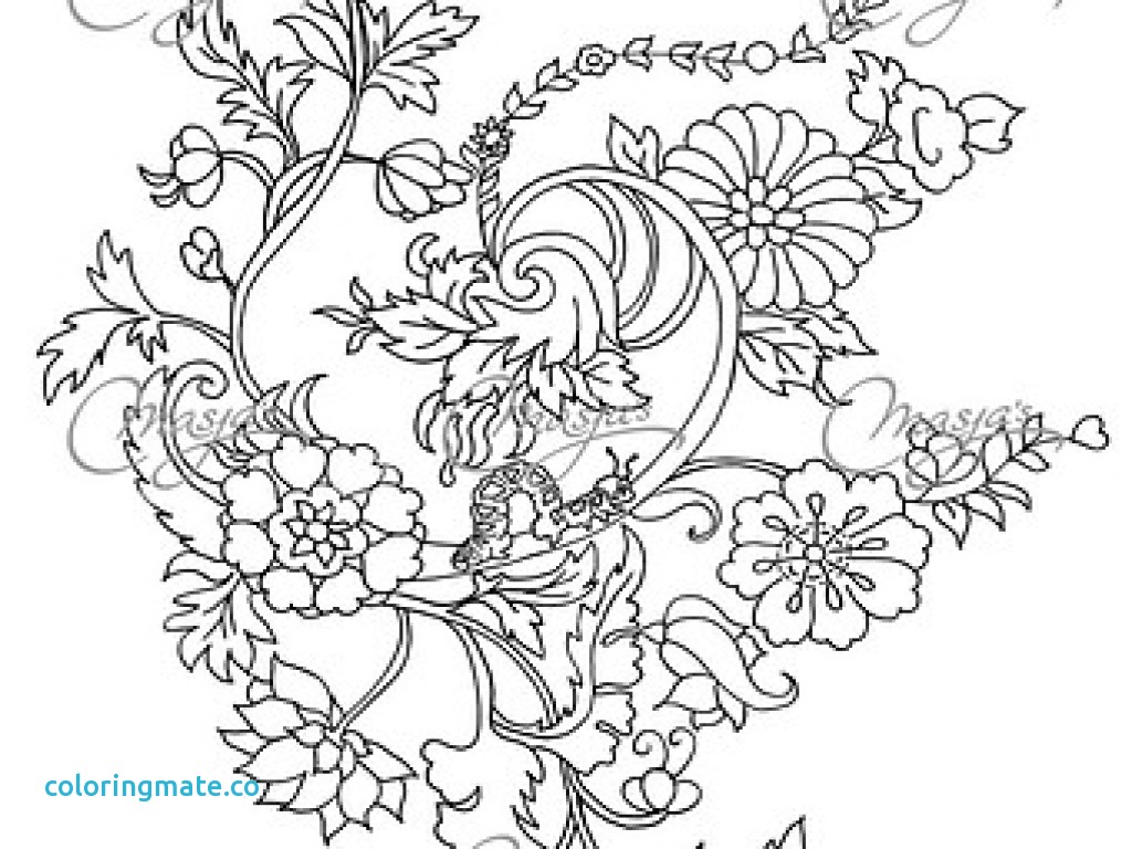1024x768 Free Printable Paisley Peacock Coloring Pages For Kids To Print