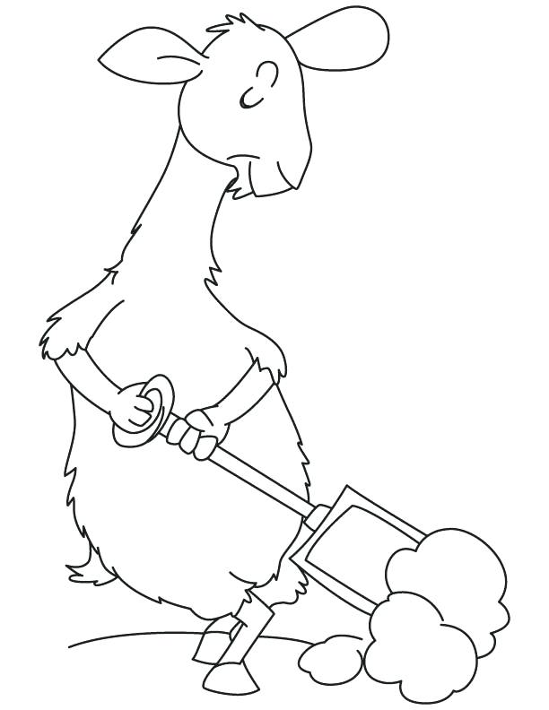 612x792 Pajama Coloring Page Llama Working Coloring Page Pyjama Party