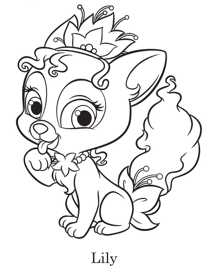 710x912 Princess Palace Pets Coloring Pages Best Of Disney Palace Pets