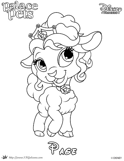400x517 Coloring Page Of Page From Princess Palace Pets Skgaleana