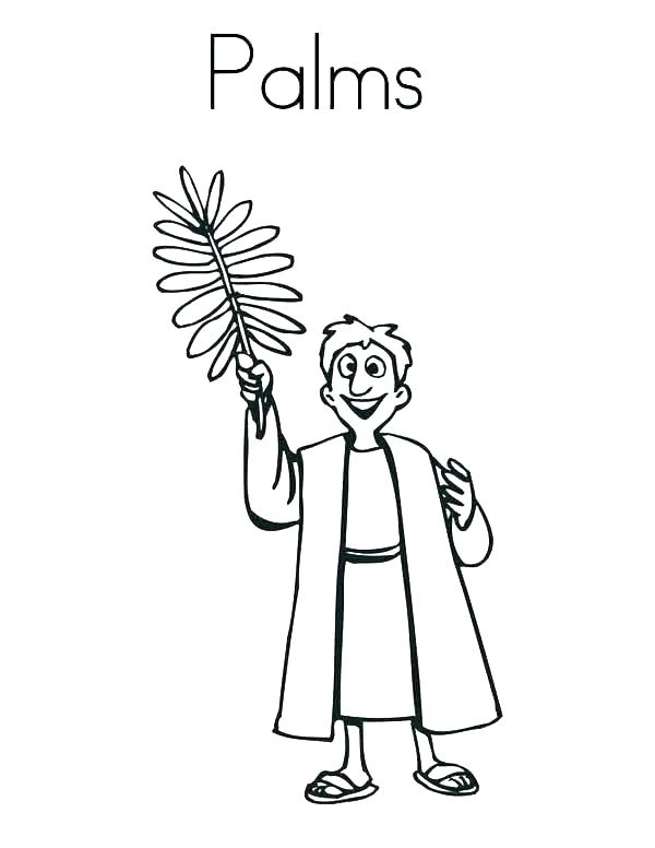 600x776 Palm Leaf Coloring Page Palm Tree Leaf Coloring Page