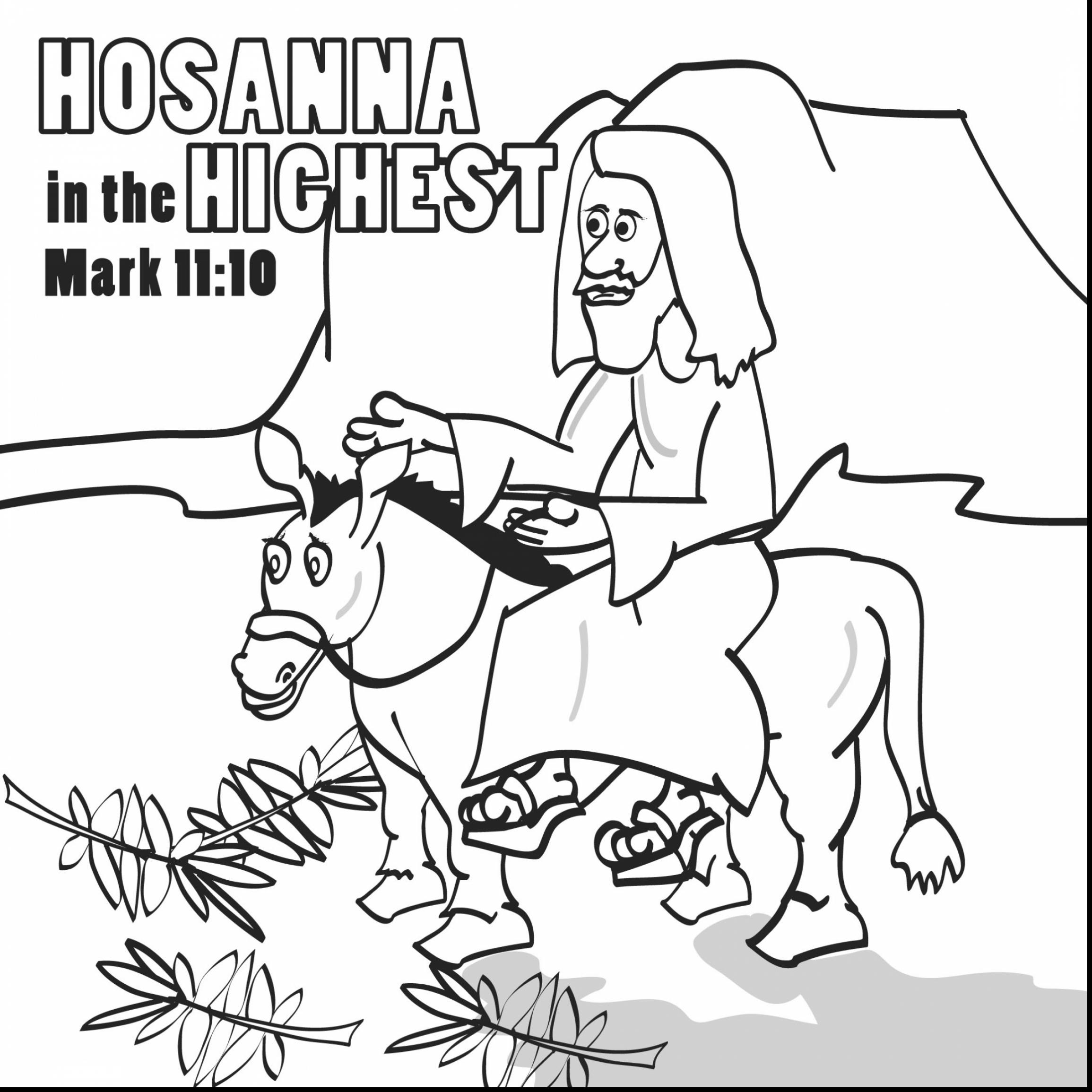 2310x2310 Mainstream Palm Sunday Coloring Page Pages Best For Kids