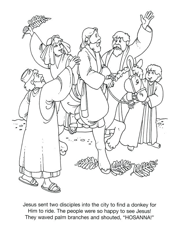 612x792 Palm Sunday Coloring Page Palm Coloring Sheet Palm Sunday Coloring