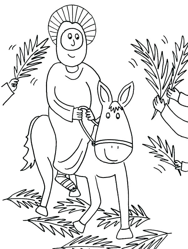 600x792 Palm Sunday Coloring Page Palm Coloring Page Catholic Palm