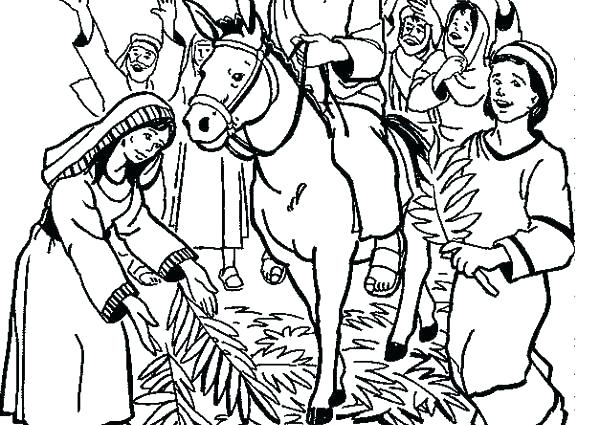 Palm Sunday Coloring Pages To Print at GetDrawings.com | Free for