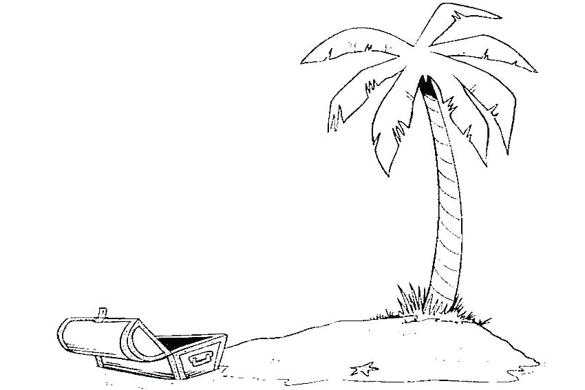 850x567 Palm Tree Coloring Pages Coconut Tree Coloring Coconut Palm Tree