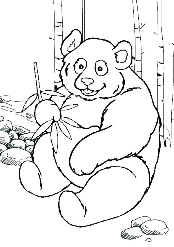 600x850 Panda Coloring Pages Panda Bear Coloring Pages Print Draw A Best