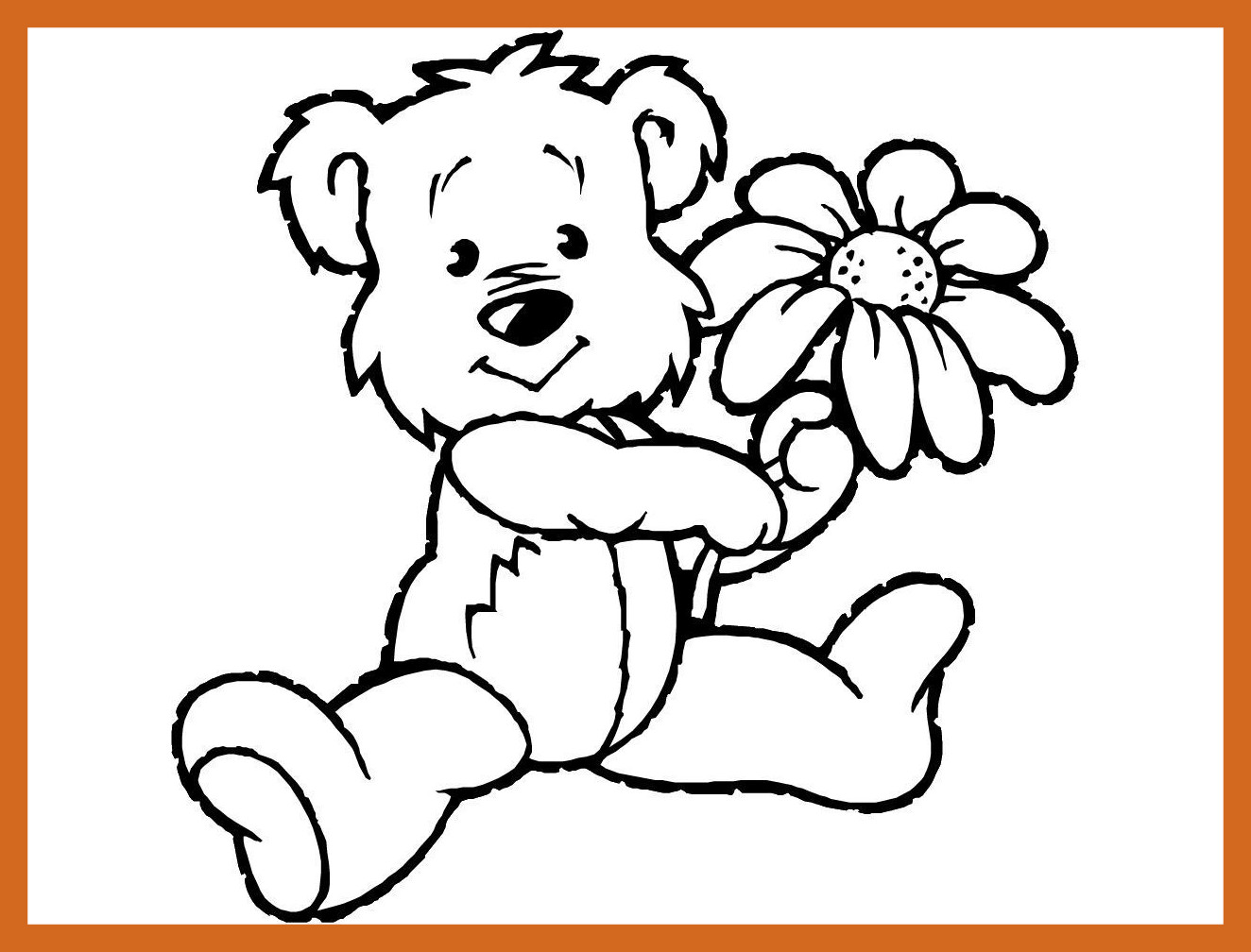 1324x1008 Appealing Teddy Bear Coloring Pages Theme Printable Of Panda Print