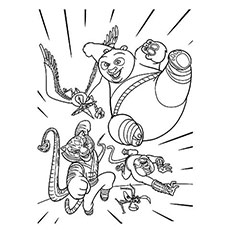 230x230 Top Free Printable Kung Fu Panda Coloring Pages Online