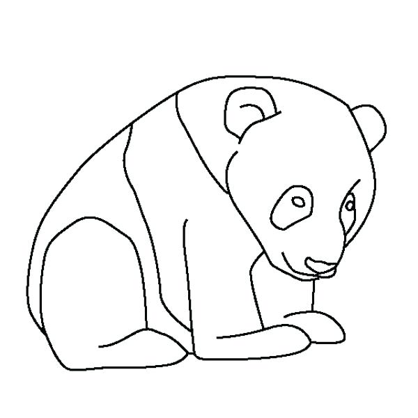 600x600 Coloring Pictures Of Pandas Coloring Page Cute Panda Bear Coloring