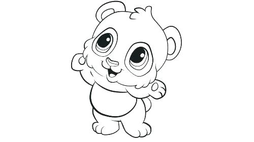 500x280 Giant Panda Coloring Page Coloring Pages Of Pandas Also Baby Panda