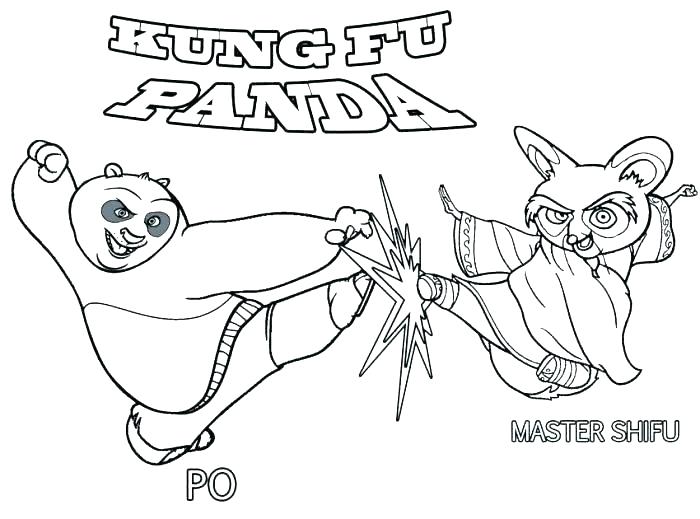 700x519 Kung Fu Panda Coloring Pages Coloring Pages Panda Panda Bear