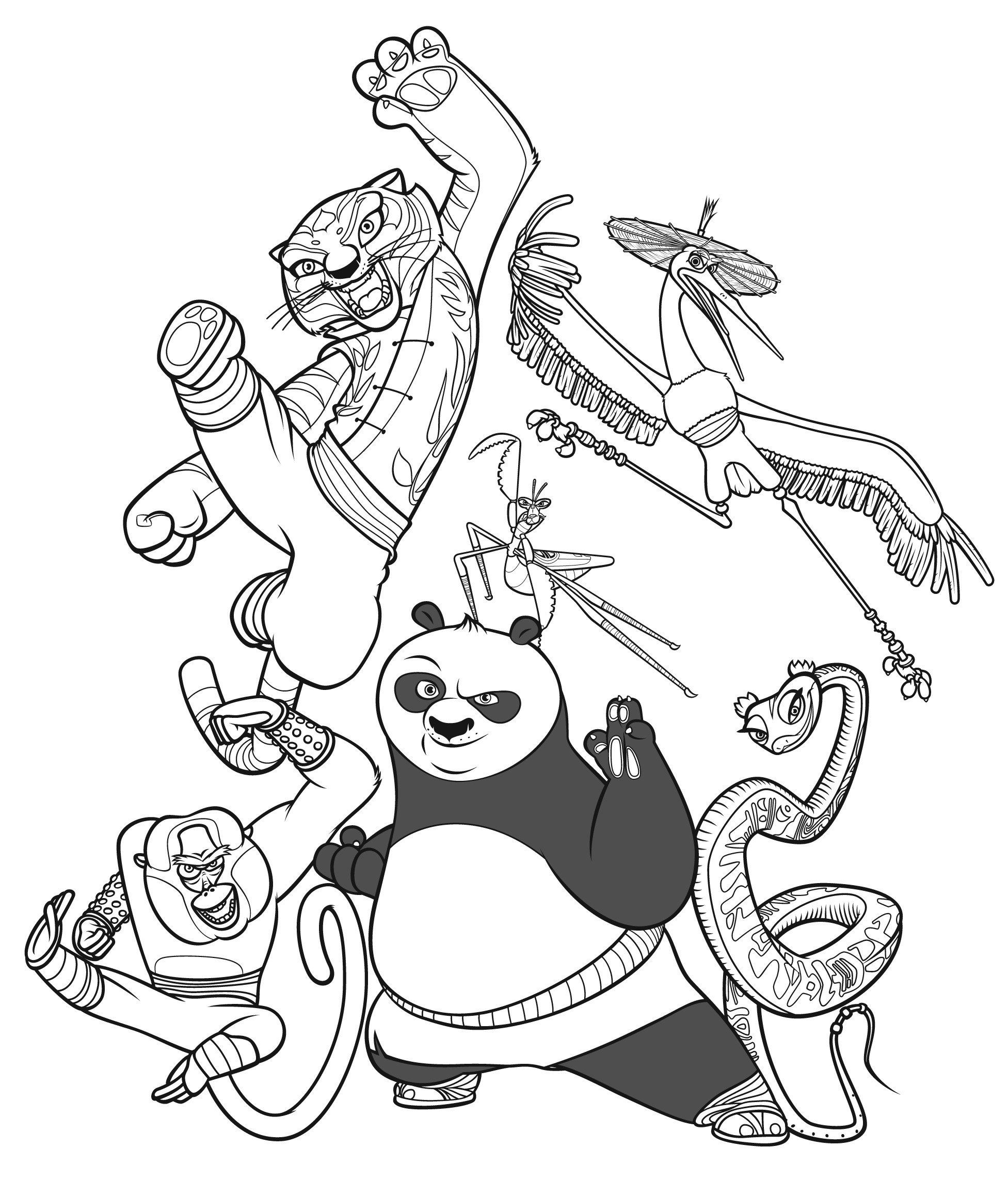 1953x2283 Panda Coloring Pages To Print New Free Printable Kung Fu Panda