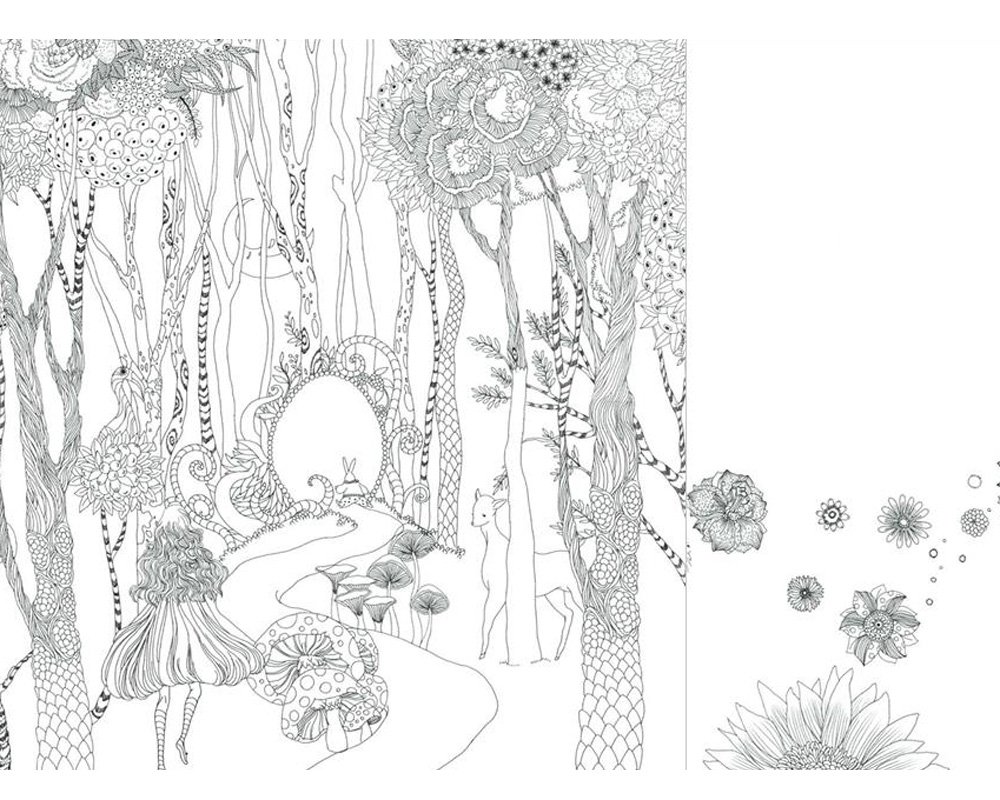 1000x800 Pandora' Color Therapy Anti Stress Coloring Books For Adult