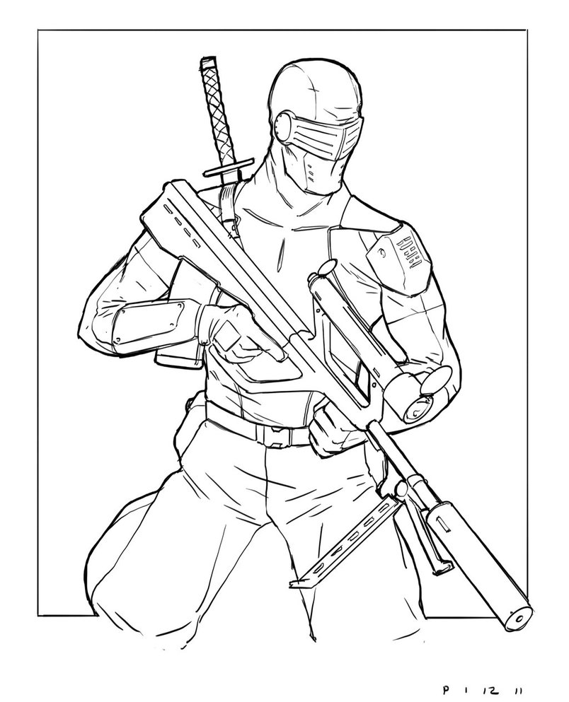 804x993 Snake Eyes Coloring Pages Download Coloring For Kids