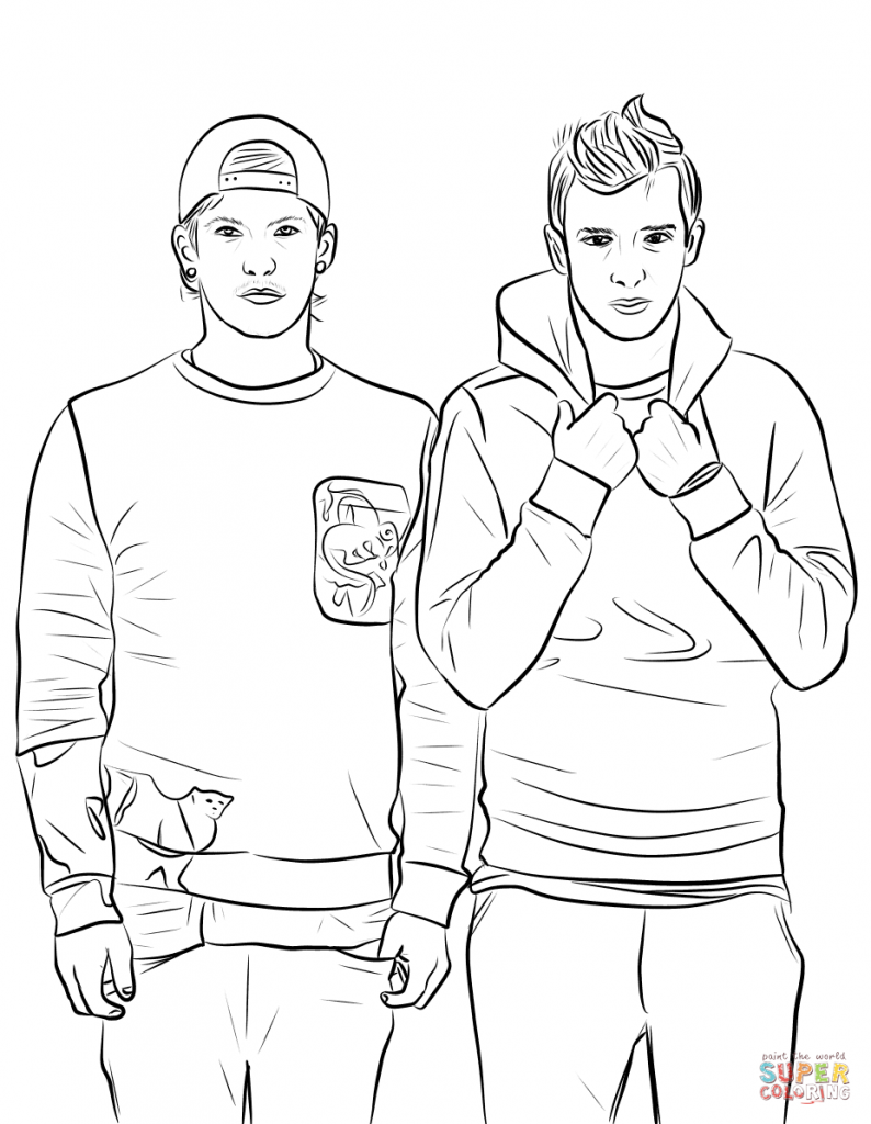 794x1024 Twenty One Pilots Coloring Pages