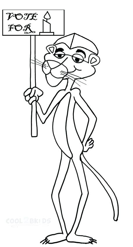 457x850 Panthers Coloring Pages Pink Panther Coloring Printable Pink