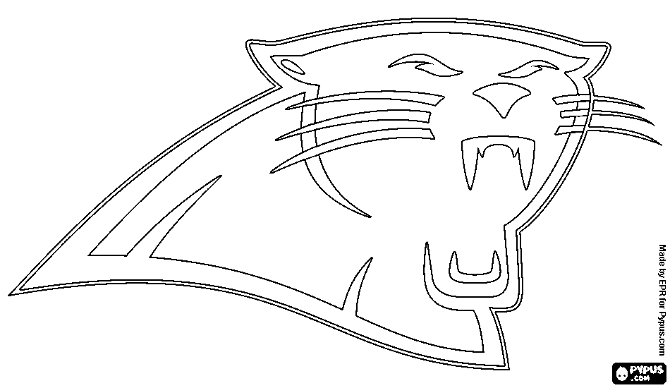 950x550 Panthers Football Coloring Pages