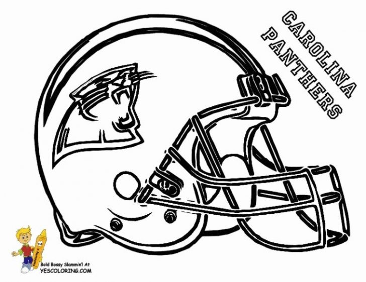 728x562 Football Coloring Pages Panthers