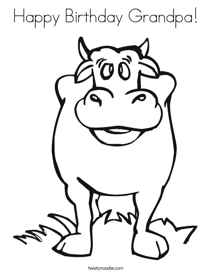 685x886 Happy Birthday Grandpa Coloring Pages Happy Birthday Papa Coloring