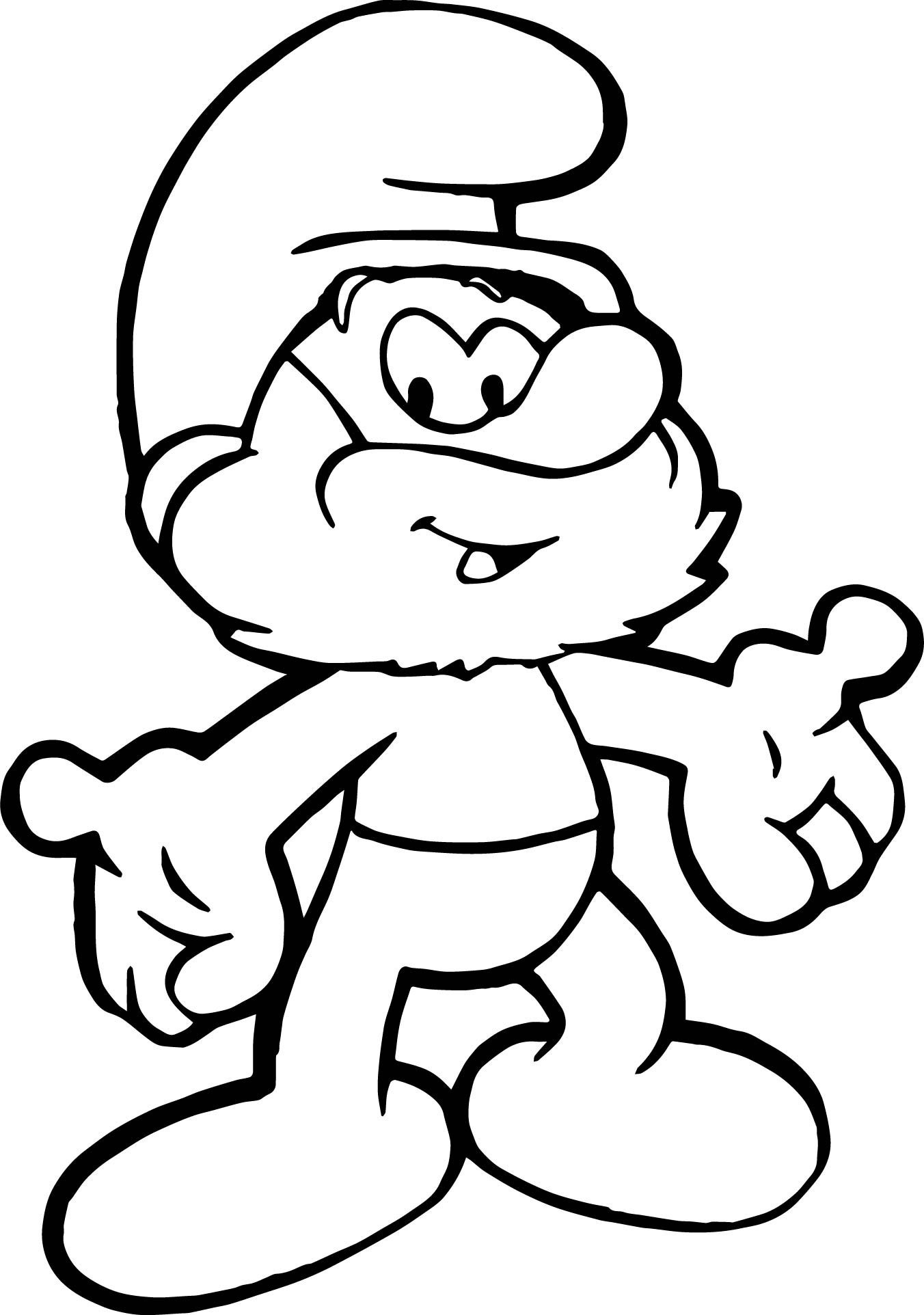 1352x1924 I Love You Papa Coloring Pages Fresh The Smurf
