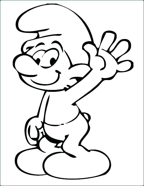 600x776 Smurf Coloring Pages Papa Smurf Coloring Pages Free Printable
