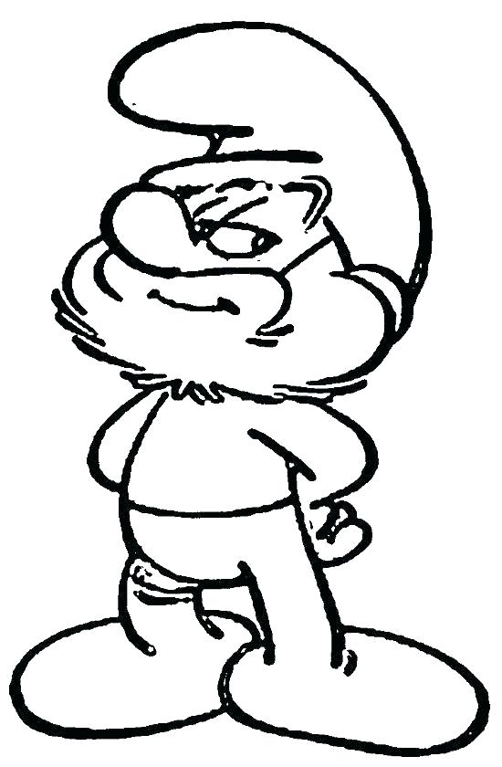 550x840 Smurfs Coloring Pages Best Smurf Coloring Pages On Free Book
