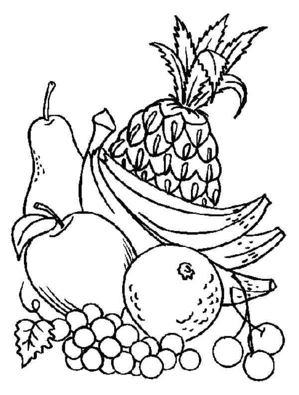 600x792 Free Fruit Coloring Pages Fruits Coloring Pages Delicious Papaya