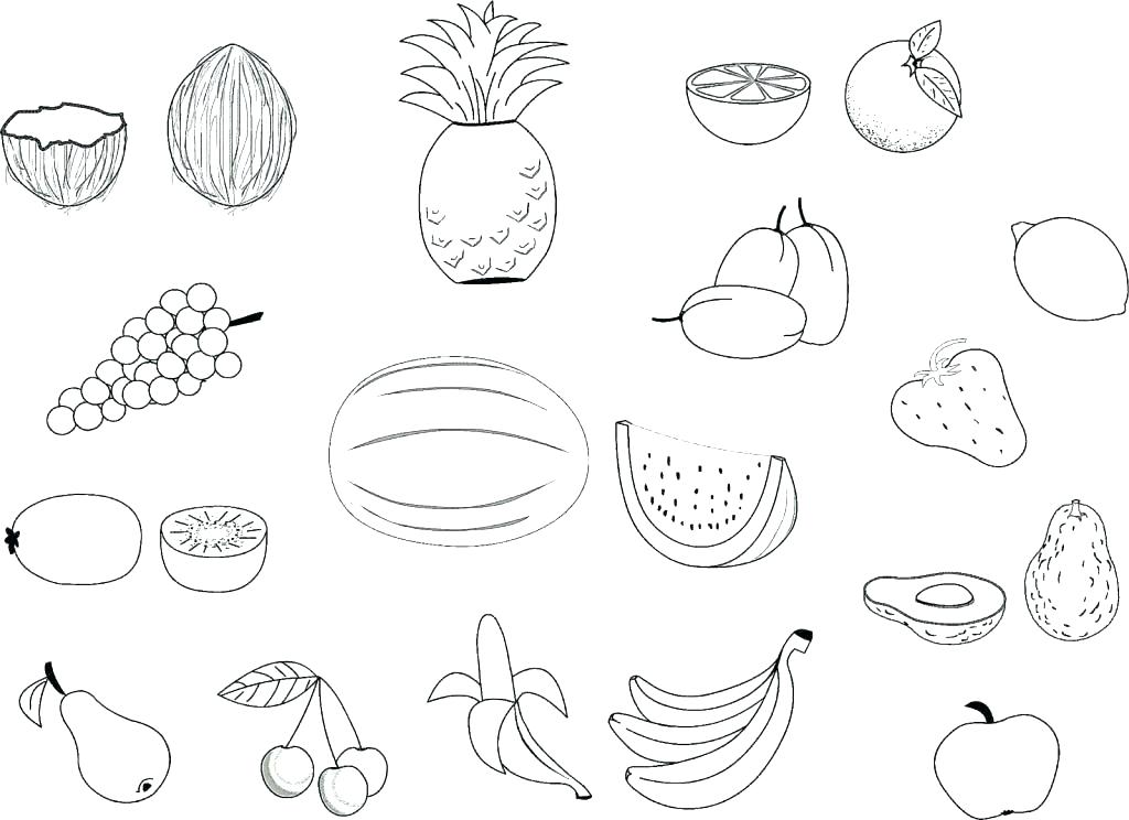 1024x744 Coloring Pages Flowers Roses Fruits Papaya Fruit Healthy Awesome