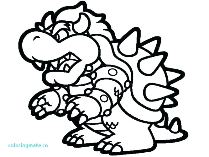 667x500 Paper Bowser Coloring Pages Coloring Pages Coloring Page Coloring