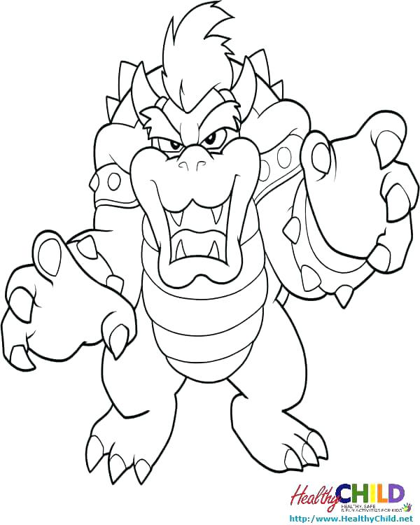 600x750 Bowser Coloring Pages Coloring Pages Coloring Pages Shared